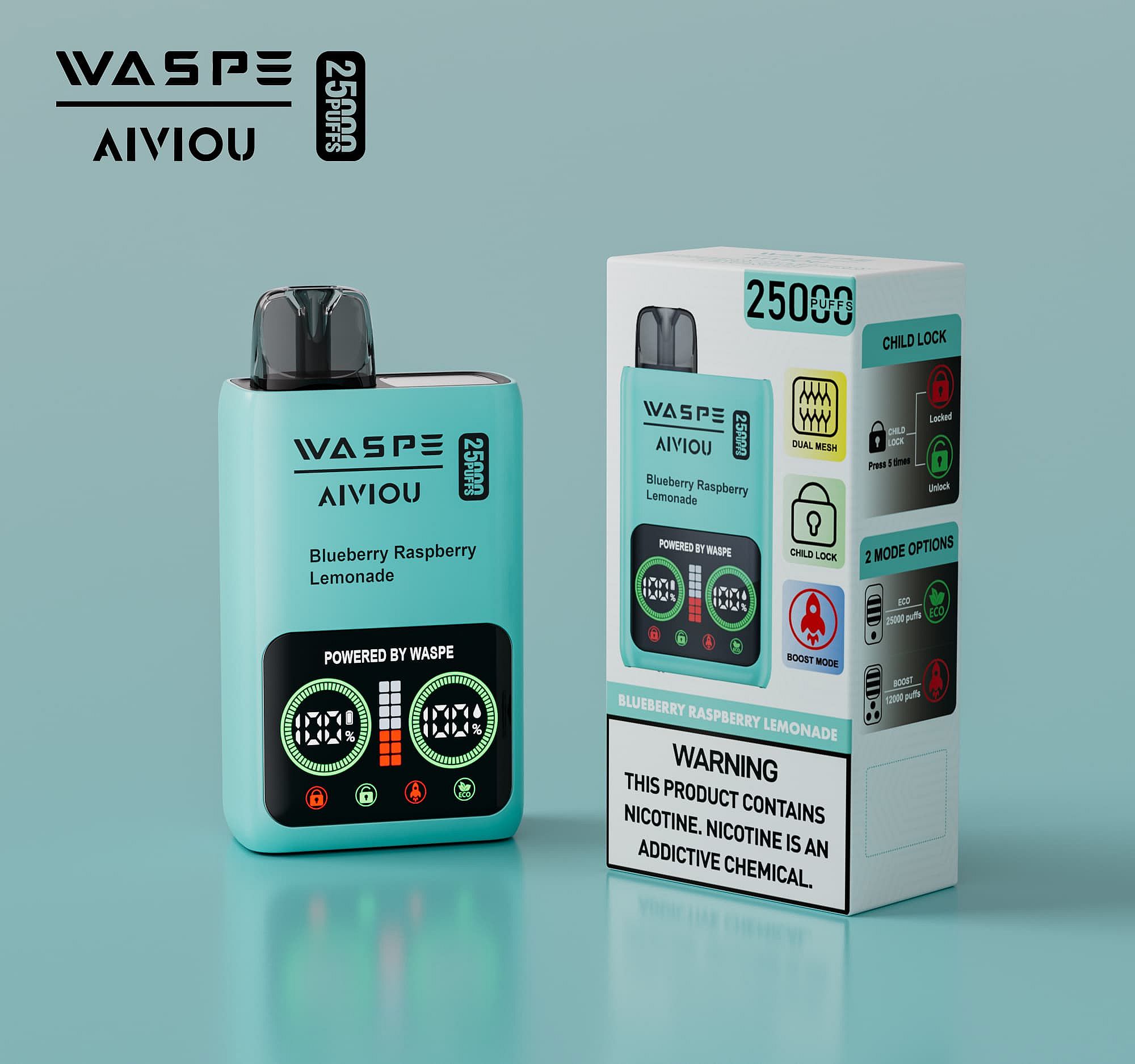 WASPE 25000 25K Puffs Disposable Vape Pen - SleekVape