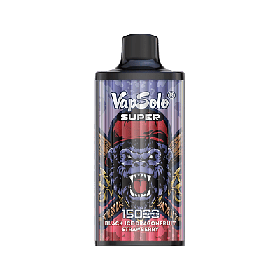 El vaporizador desechable VapSolo Super 15K Puffs ofrece flujo de aire ajustable, resistencia de malla y puerto tipo C. Disfrute de 15 000 bocanadas, capacidad de 25 ml y opciones de nicotina 2%/5%.