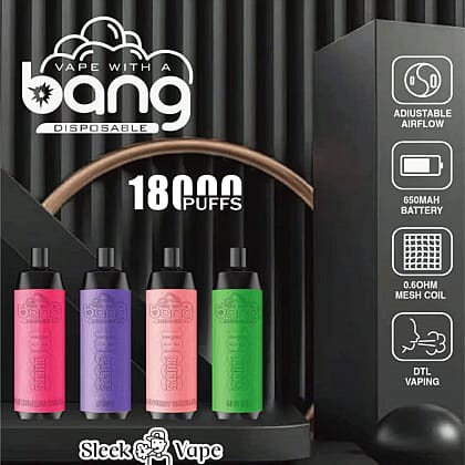 Bang Crown Bar 18000 Puffs Nuevo producto Vape Pen desechable de cuero