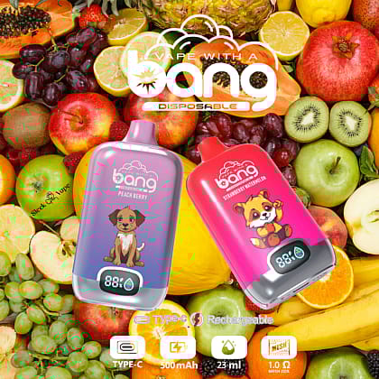 Bang Digital Box 15000 bouffées New Electronic Cigarette Disposable Vape Pen