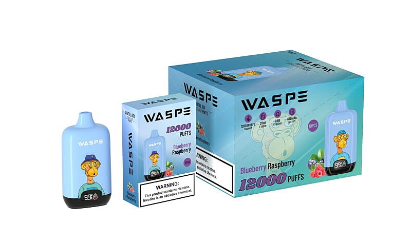 WASPE 12000 Puffs Digital Box Disposable Vape Popularity Cigarette Pod