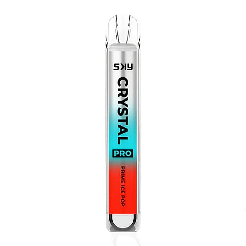 Dispositivo SKY Crystal Pro con design blu e rosso sfumato, denominato "Prime Ice Pop".