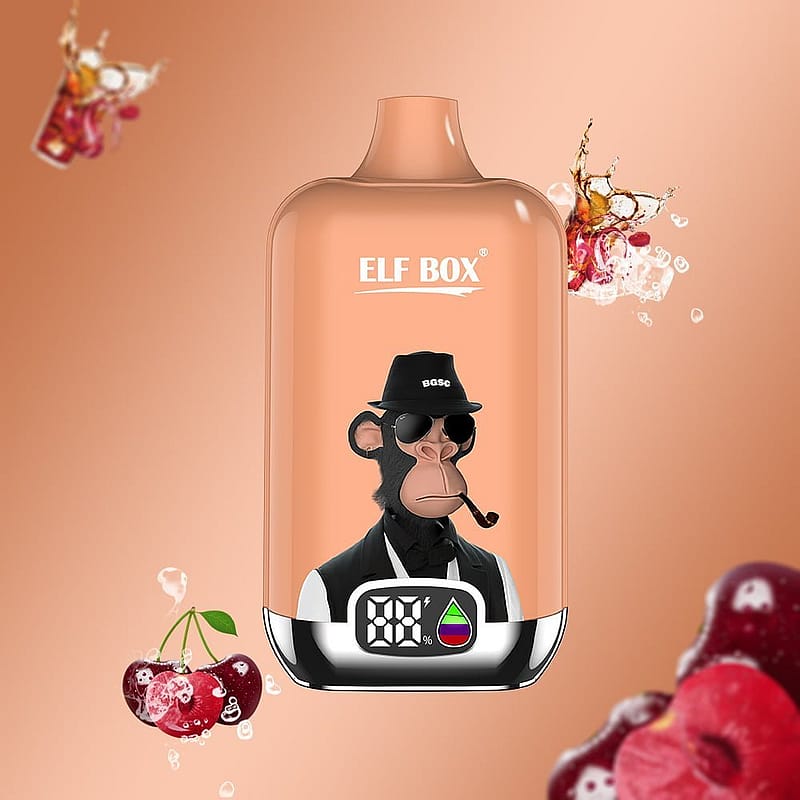 ELF box digital 12000 puffs 0% 2% 3% 5% Nicotine LED display Disposable e-cigarettes