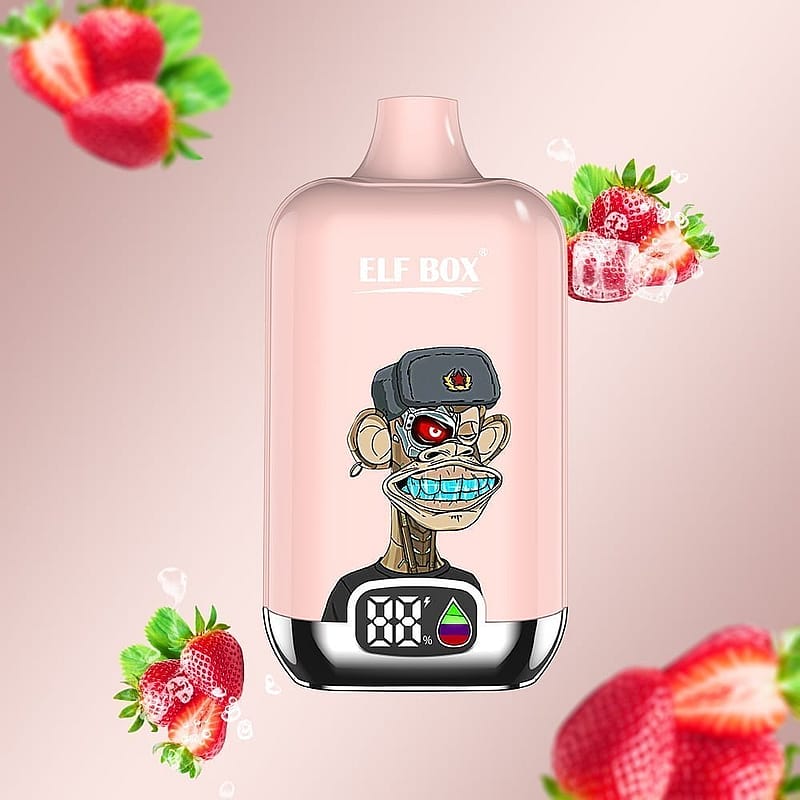 ELF box digital 12000 puffs 0% 2% 3% 5% Nicotine LED display Disposable e-cigarettes