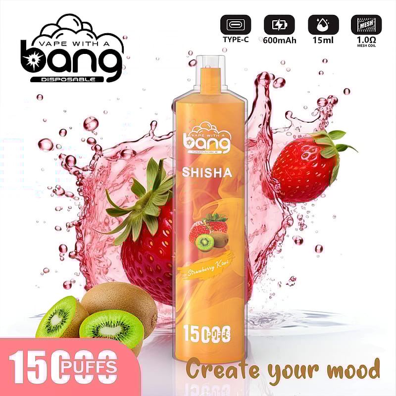 Bang SHISHA 15000 Puffs Desechable Vape Nuevo cigarrillo electrónico Pen