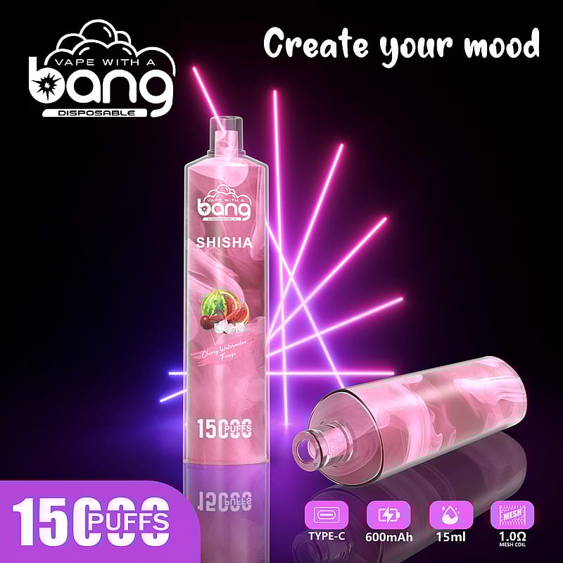 Bang SHISHA 15000 Puffs Desechable Vape Nuevo cigarrillo electrónico Pen
