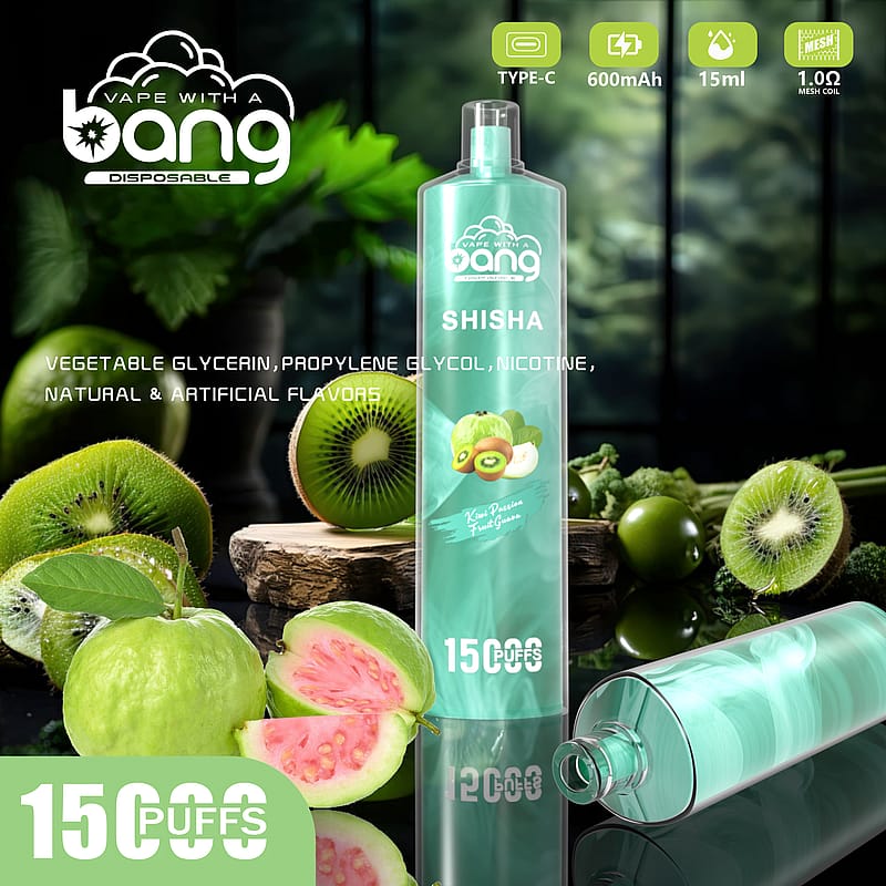 Bang SHISHA 15000 Puffs Desechable Vape Nuevo cigarrillo electrónico Pen