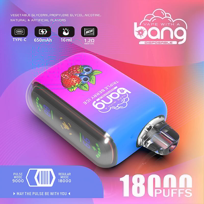 Bang Rocket 18000 Puffs Vape Desechable Nuevo Cigarrillo Electrónico Pod