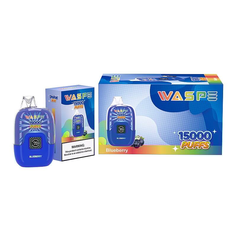 WASPE Digital Box 15000 Puffs Desechables Vape Popularidad Cigarrillo Pod