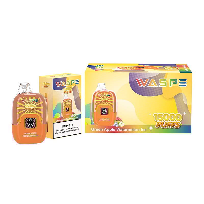 WASPE Digital Box 15000 Puffs Desechables Vape Popularidad Cigarrillo Pod