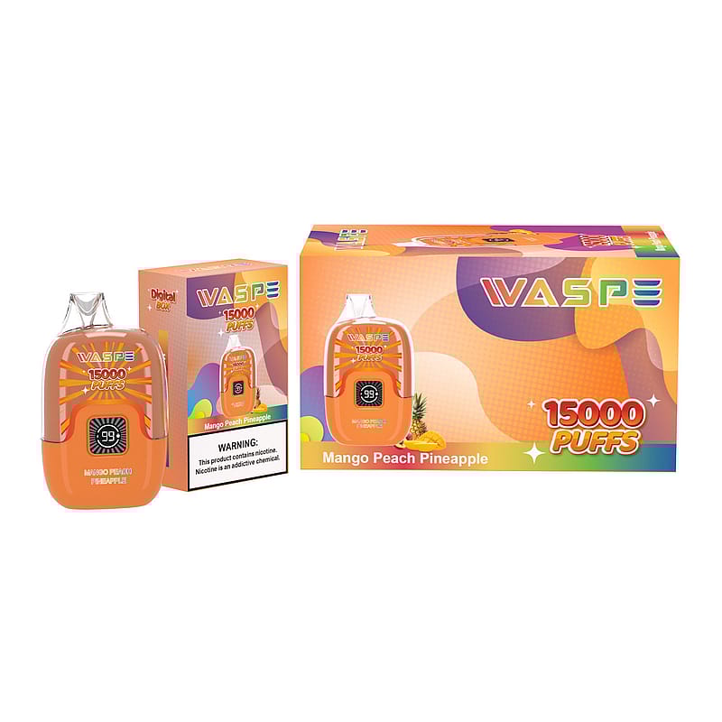 WASPE Digital Box 15000 Puffs Desechables Vape Popularidad Cigarrillo Pod