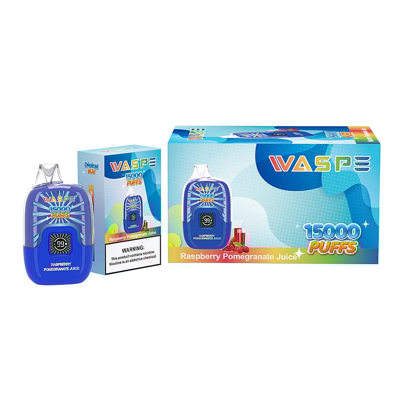 WASPE Digital Box 15000 Puffs Desechables Vape Popularidad Cigarrillo Pod