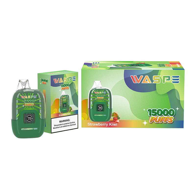 WASPE Digital Box 15000 Puffs Desechables Vape Popularidad Cigarrillo Pod
