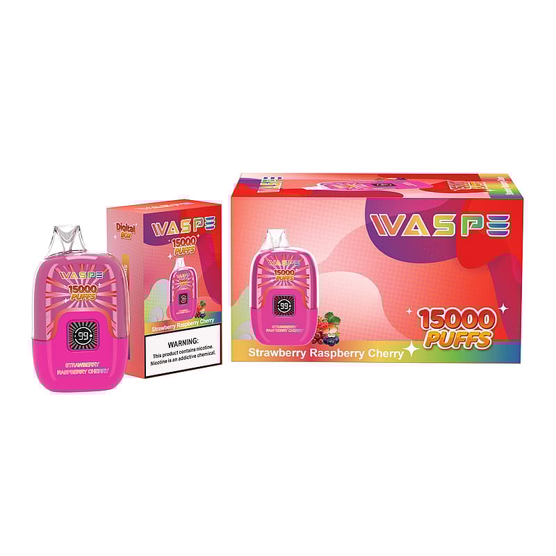 WASPE Digital Box 15000 Puffs Desechables Vape Popularidad Cigarrillo Pod
