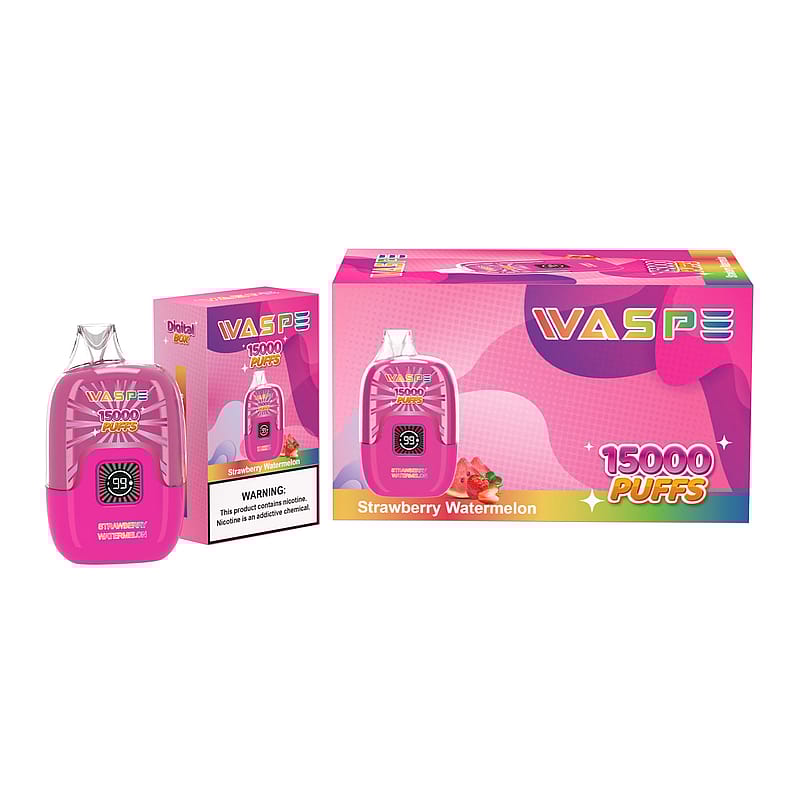 WASPE Digital Box 15000 Puffs Desechables Vape Popularidad Cigarrillo Pod