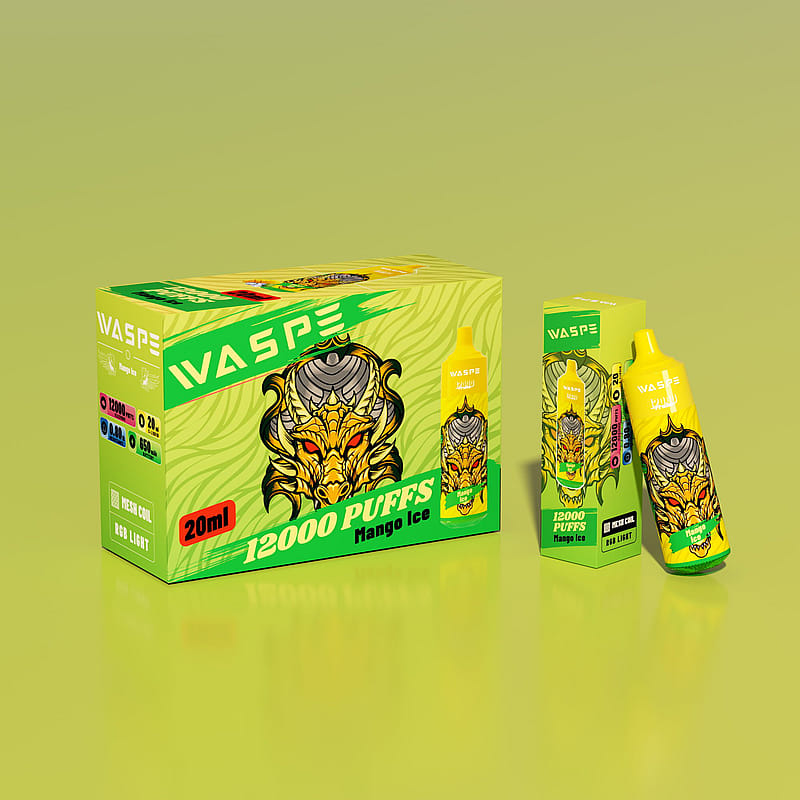 WASPE 12000 Puffs Disposable Vape New Electronic Cigarette Pen