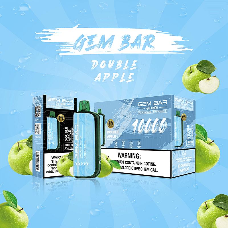 GEM BAR 10000 Puffs Styrka 5% Elektronisk cigarett Engångspenna för Vape