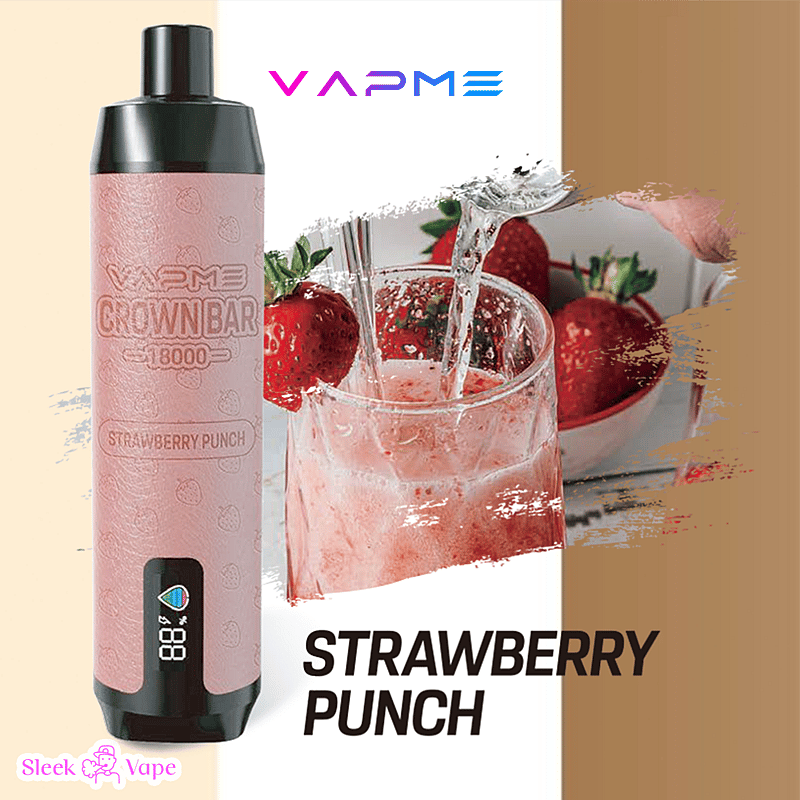 VAPME Crown Bar 18000 Pro Max Leather 18000 bouffées Stylo à Vape jetable