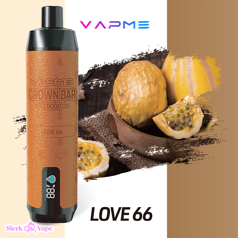 VAPME Crown Bar 18000 Pro Max Leather 18000 bouffées Stylo à Vape jetable