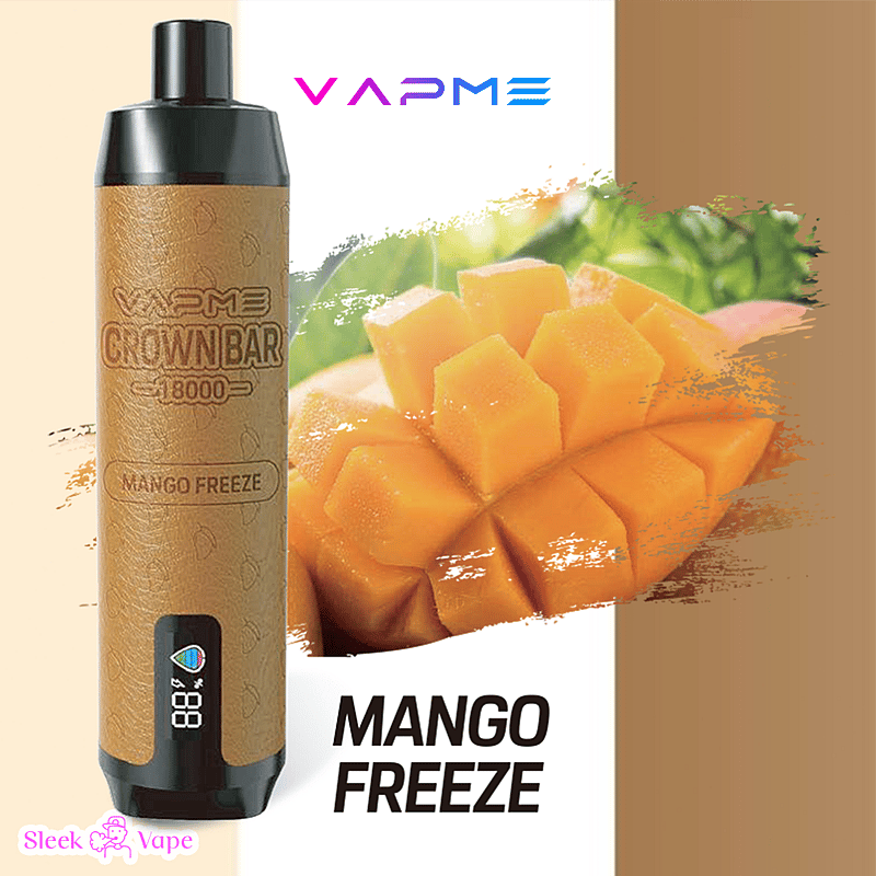 VAPME Crown Bar 18000 Pro Max Leather 18000 bouffées Stylo à Vape jetable
