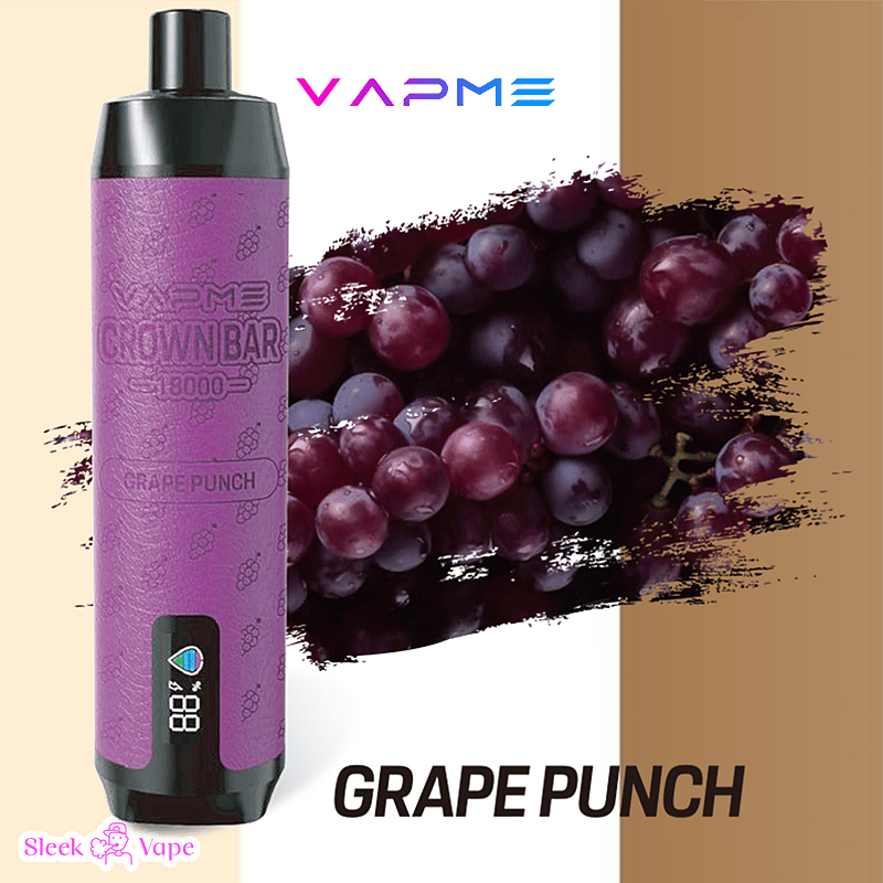 VAPME Crown Bar 18000 Pro Max Leather 18000 bouffées Stylo à Vape jetable