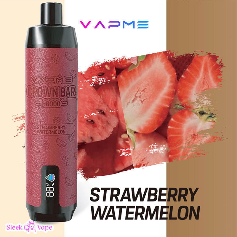 VAPME Crown Bar 18000 Pro Max Leather 18000 bouffées Stylo à Vape jetable