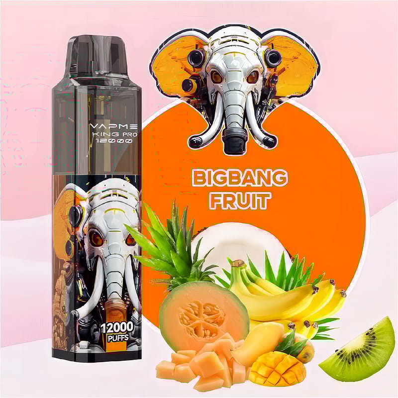 VAPME King Pro 12000 Puffs 0% 2% 3% 5% Nicotine Disposable Vape Pen