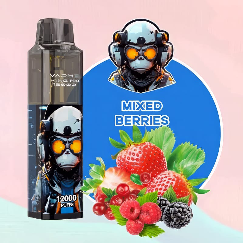 VAPME King Pro 12000 bouffées 0% 2% 3% 5% Stylo à Vape jetable à la nicotine