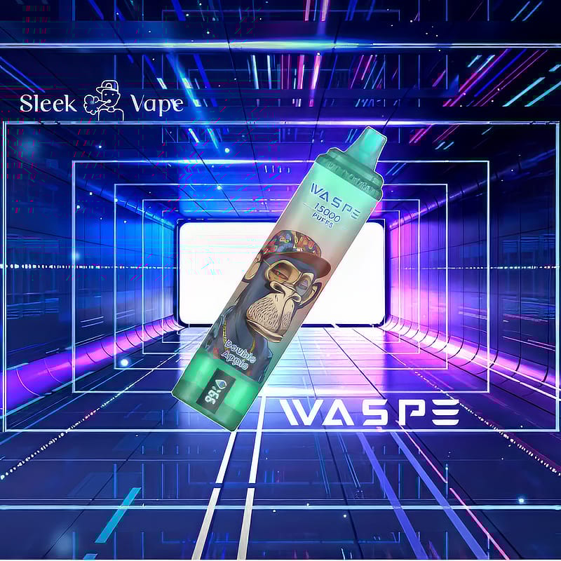 WASPE 15000 Puffs 0% 2% 3% 5% Nikotin LED Display Elektronisk Cigarett Ny Vape Pen