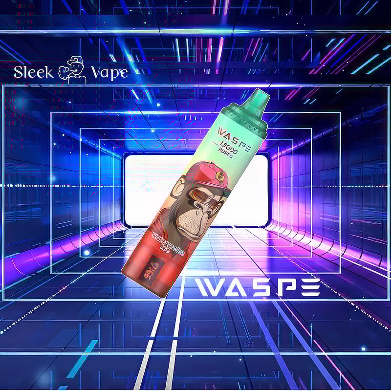 WASPE 15000 Puffs 0% 2% 3% 5% Nikotin LED Display Elektronisk Cigarett Ny Vape Pen