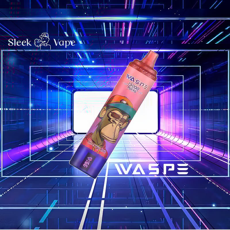WASPE 15000 Puffs 0% 2% 3% 5% Nikotin LED Display Elektronisk Cigarett Ny Vape Pen
