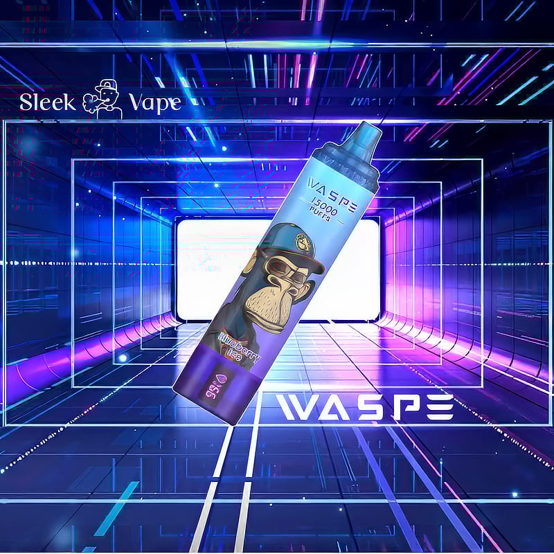 WASPE 15000 Puffs 0% 2% 3% 5% Nikotin LED Display Elektronisk Cigarett Ny Vape Pen