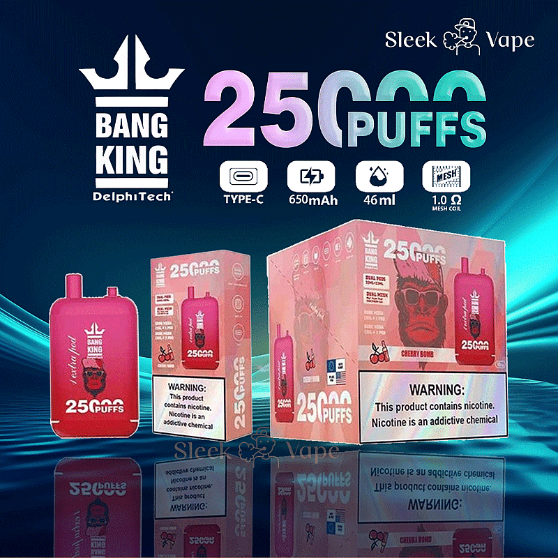 Bang King 25000 soffi del magazzino doppio Pod usa e getta per vape