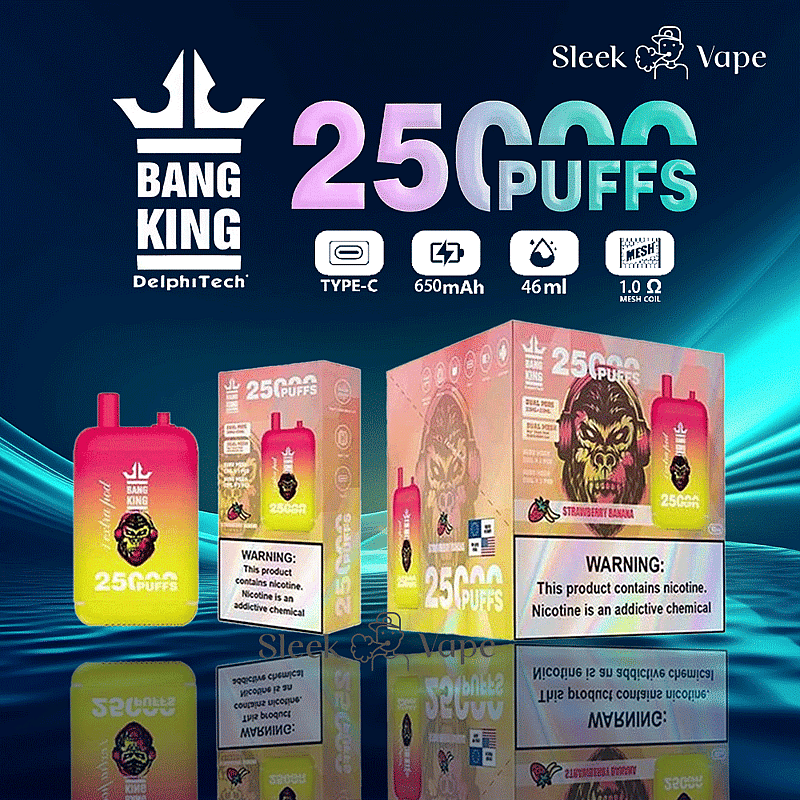 Bang King 25000 soffi del magazzino doppio Pod usa e getta per vape