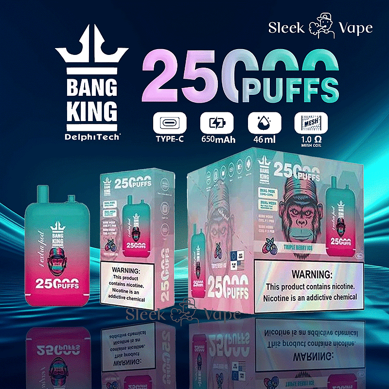 Bang King 25000 soffi del magazzino doppio Pod usa e getta per vape