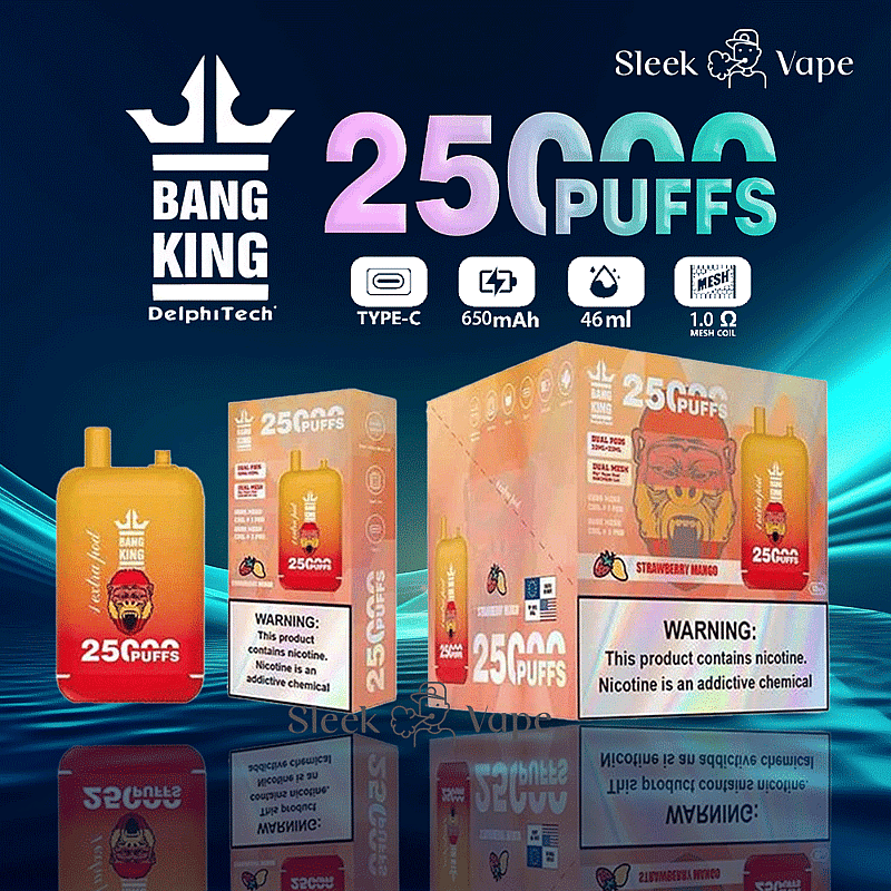 Bang King 25000 soffi del magazzino doppio Pod usa e getta per vape