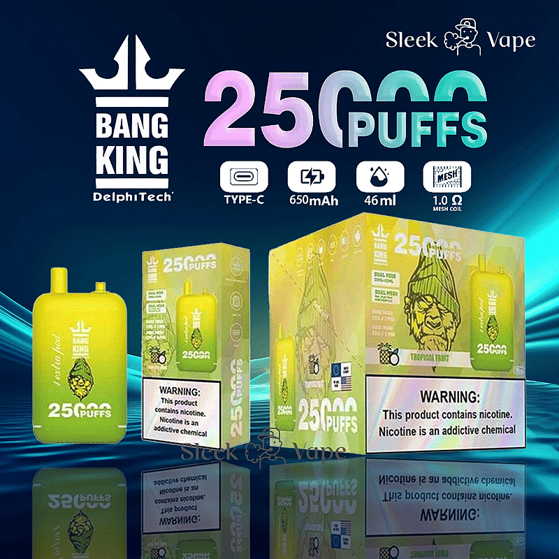Bang King 25000 soffi del magazzino doppio Pod usa e getta per vape