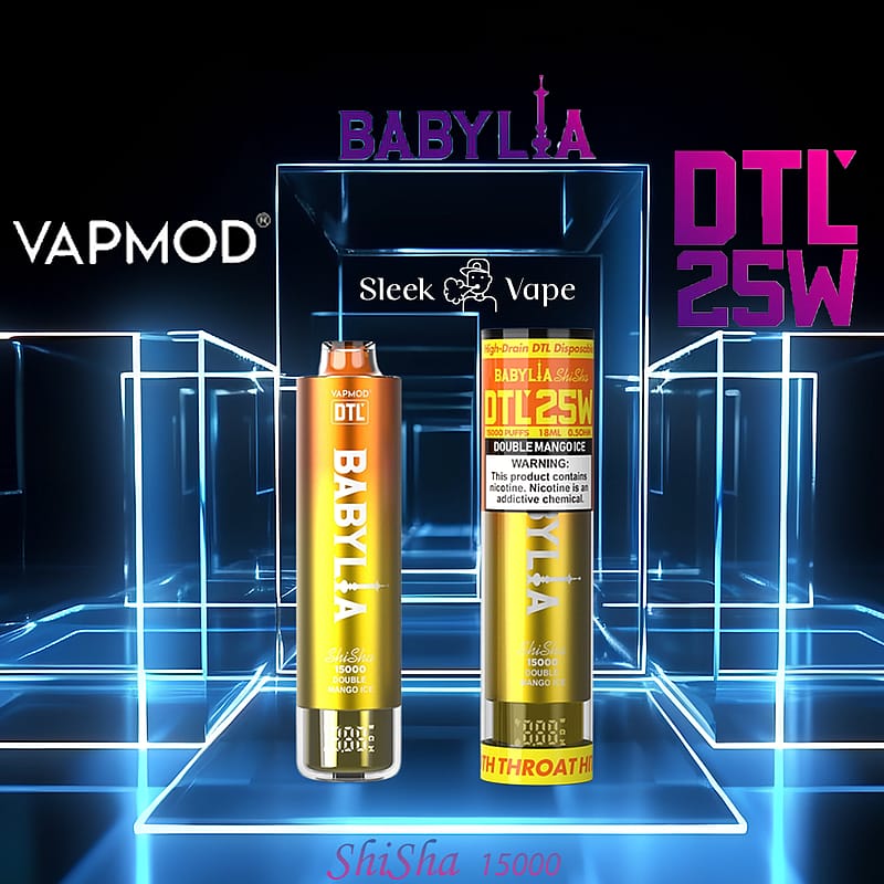 VAPMOD BABYLIA 15000 15K Puffs DTL Leather Disposable Vape Pen