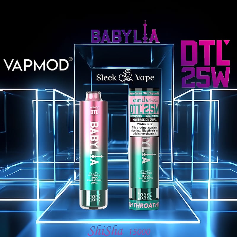 VAPMOD BABYLIA 15000 15K Puffs DTL Leather Disposable Vape Pen
