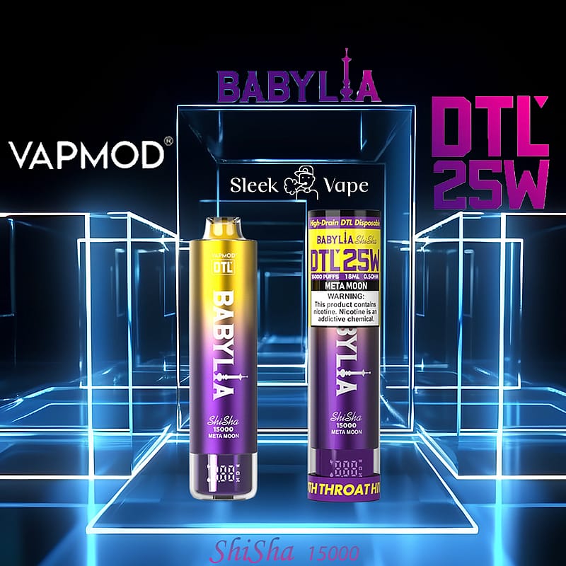 VAPMOD BABYLIA 15000 15K Puffs DTL Leather Disposable Vape Pen