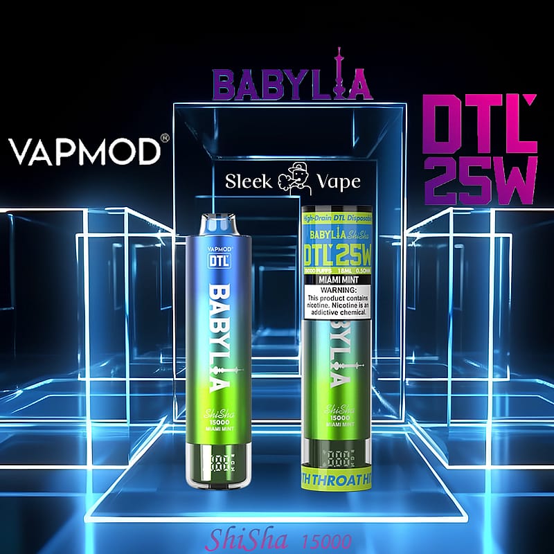 VAPMOD BABYLIA 15000 15K Puffs DTL Leather Disposable Vape Pen