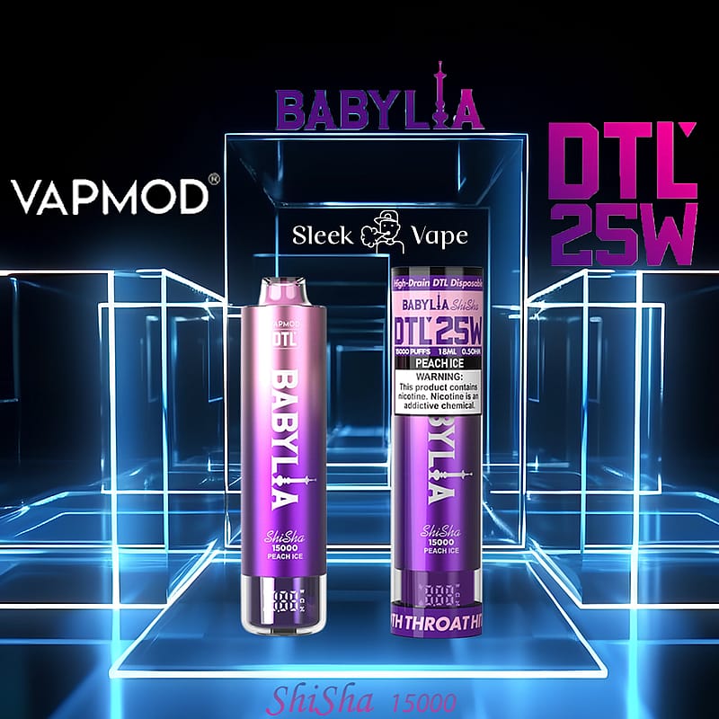 VAPMOD BABYLIA 15000 15K Puffs DTL Leather Disposable Vape Pen