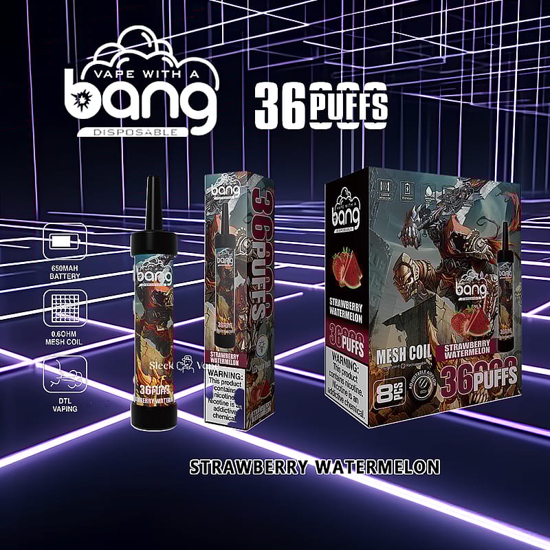 Bang 36000 36K Puffs 0% 2% 3% 5% Nikotin Nyaste Engångs Vape Penna