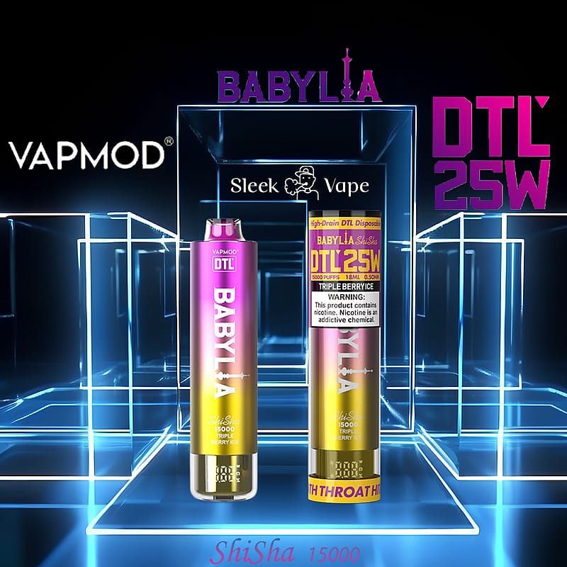 VAPMOD BABYLIA 15000 15K Puffs DTL Leather Disposable Vape Pen