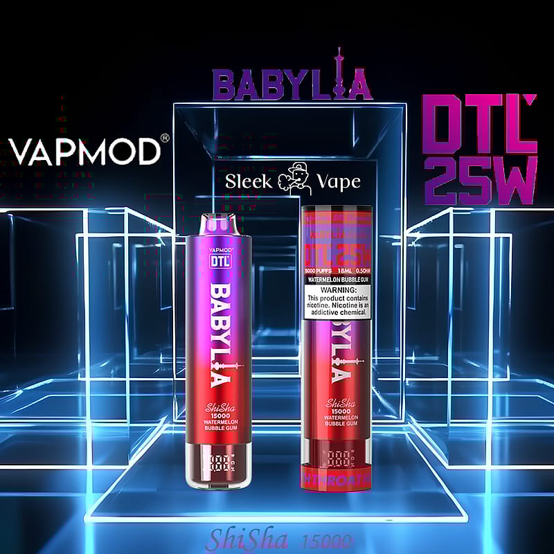 VAPMOD BABYLIA 15000 15K Puffs DTL Leather Disposable Vape Pen