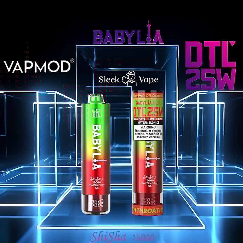 VAPMOD BABYLIA 15000 15K Puffs DTL Leather Disposable Vape Pen