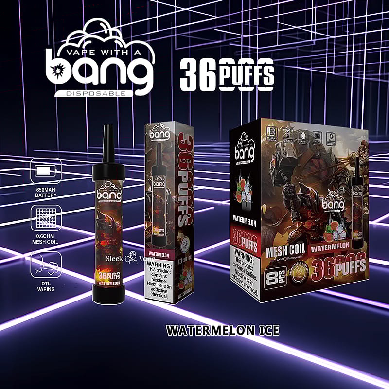 Bang 36000 36K Puffs 0% 2% 3% 5% Nikotin Nyaste Engångs Vape Penna