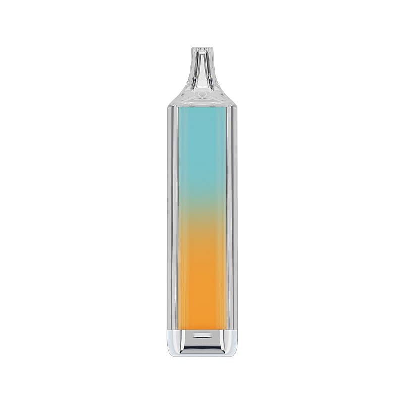 WGA Crystal Pro Max Extra 15K disposable vape in Pineapple Ice flavor, featuring a sleek design with yellow accents, capable of delivering up to 15,000 puffs for an extended vaping experience.