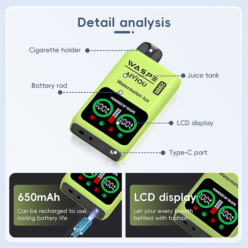 WASPE 25000 25K Puffs Einweg Vape Pen