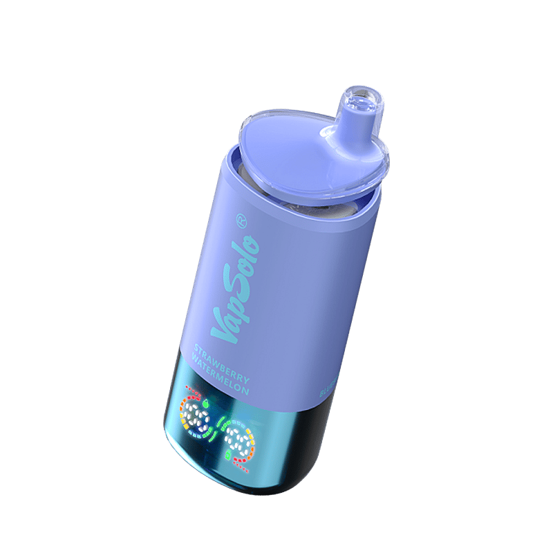 El vaporizador VapSolo Triple 30K Puffs ofrece un sistema de tres sabores, una bobina de triple malla de 1.0Ω, un e-líquido de 45 ml, una batería recargable de 650 mAh y una pantalla LCD para monitoreo.